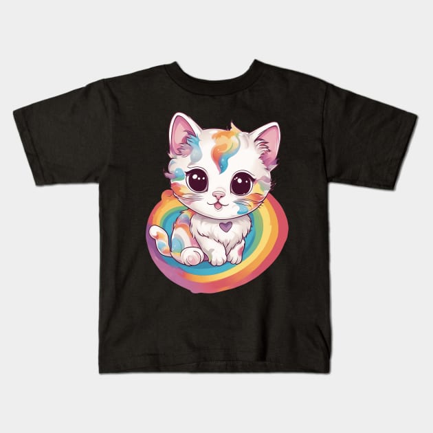 You Matter to Me Cat Kids T-Shirt by animegirlnft